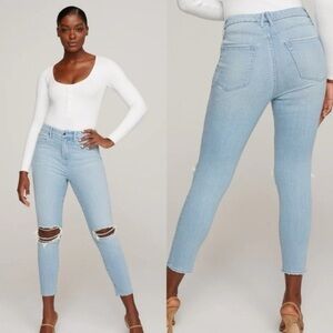 Good American Good Waist Crop Jeans Size 12